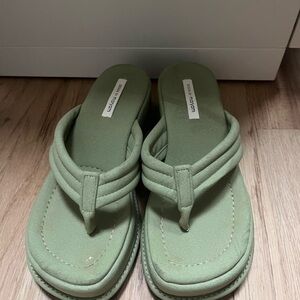 Green Women Sandals